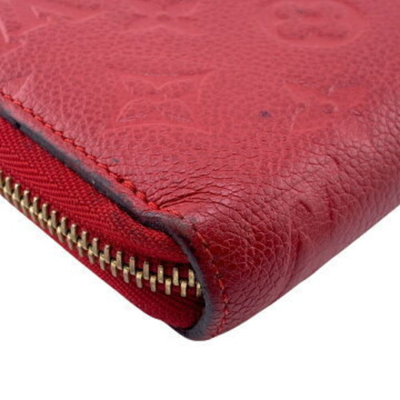 LOUIS VUITTON Wallet Zippy Empreinte Long Wallet Red - Picture 8 of 10